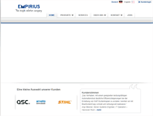 Tablet Screenshot of empirius.de